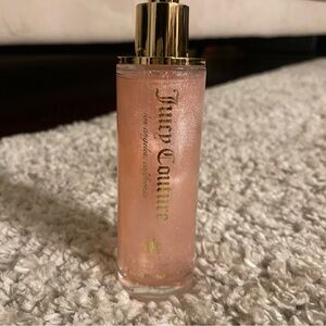 Juicy Couture Strawberry Vanilla Collagen  Body Oil 4 Fl Oz No Cap New